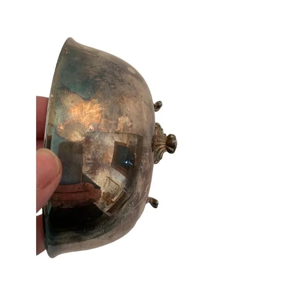 Wallace Silverplate Footed‎ Bowl 5